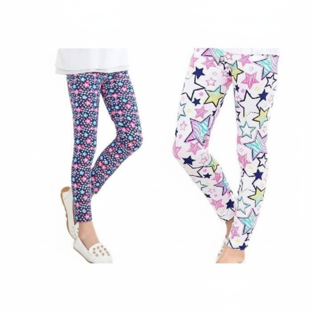 Dívčí legíny s veselými motivy | Pohodlné a pružné