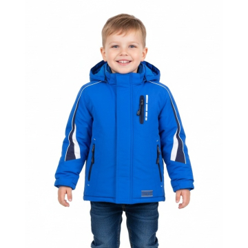 Chlapecká zimní bunda s kapucí Glo-story | Zateplená fleece