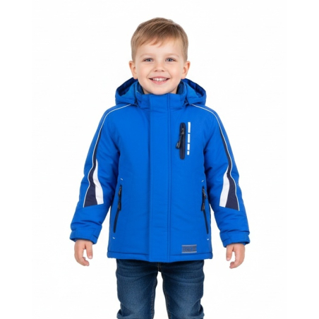 Chlapecká zimní bunda s kapucí Glo-story | Zateplená fleece