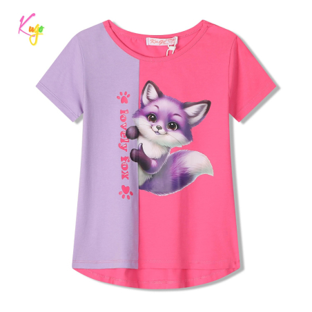 Dívčí letní tričko s liškou | Bavlněné, pohodlné | E-shop