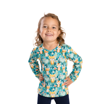 Dívčí triko Liška| Česká výroba Betty Mode