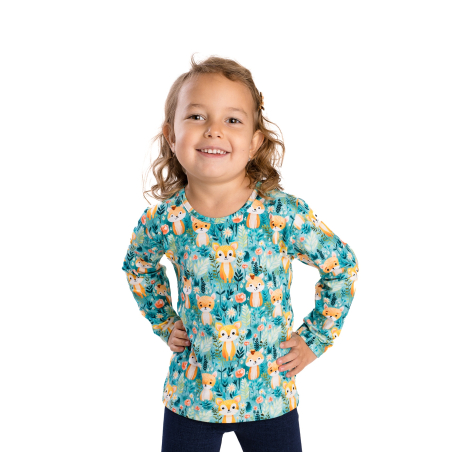 Dívčí triko Liška| Česká výroba Betty Mode