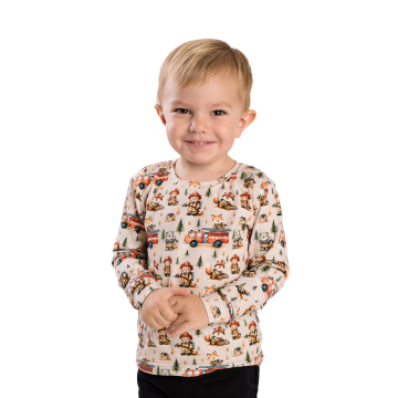 Dětské triko zvířátka hasiči | Česká výroba Betty Mode