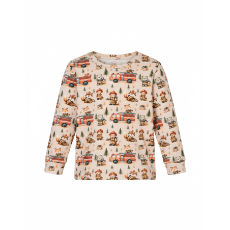 Dětské triko zvířátka hasiči | Česká výroba Betty Mode