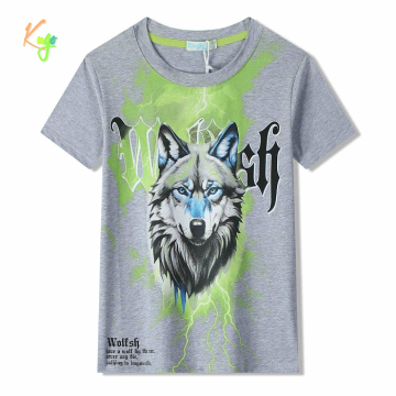 Letní tričko pro kluky s vlkem | Pohodlné, prodyšné 🐺