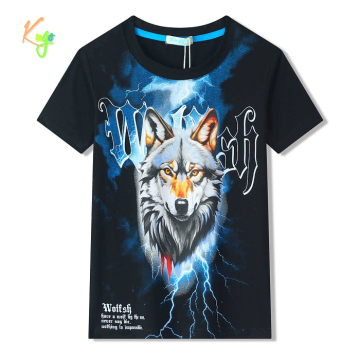 Letní tričko pro kluky s vlkem | Pohodlné, prodyšné 🐺