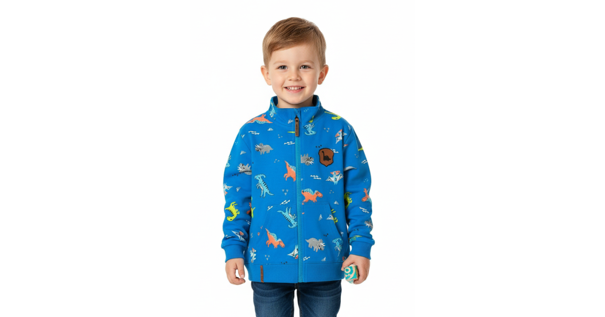 Chlapecká mikina DINOSAURUS | Bavlněná, pohodlná, stylová