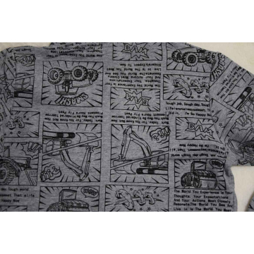 Chlapecká mikina s traktorem | Bavlněná, zip, komiksový vzor