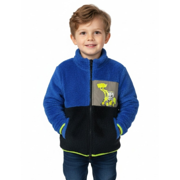 Chlapecká fleecová mikina s kožíškem | Hřejivá a lehká