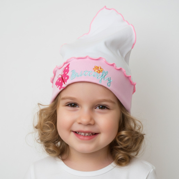 Dívčí šáteček bavlna | Pružný lem, univerzální velikost