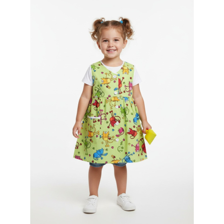 Dětské šatové zástěrky | 100% bavlna | Česká výroba