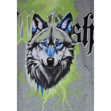 Letní tričko pro kluky s vlkem | Pohodlné, prodyšné 🐺