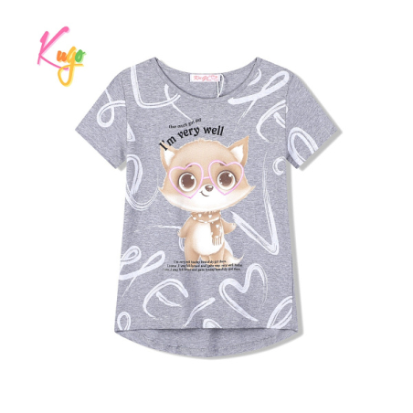 Dívčí letní tričko s liškou | Bavlna, pohodlný střih