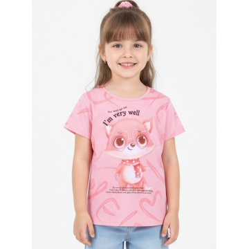 Dívčí letní tričko s liškou | Bavlna, pohodlný střih