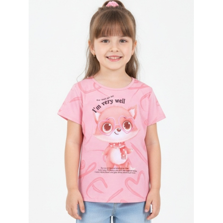 Dívčí letní tričko s liškou | Bavlna, pohodlný střih