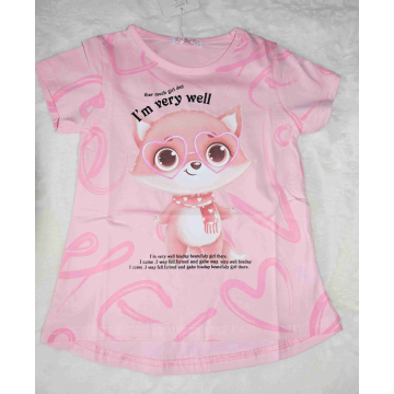 Dívčí letní tričko s liškou | Bavlna, pohodlný střih