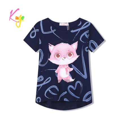 Dívčí letní tričko s liškou | Bavlna, pohodlný střih