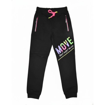 Dívčí tepláky bavlněné | Pohodlné, s kapsami na zip