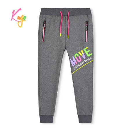 Dívčí tepláky bavlněné | Pohodlné, s kapsami na zip