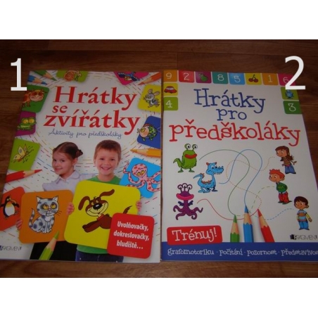 Pracovní sešity pro předškoláky Hrátky se zvířátky