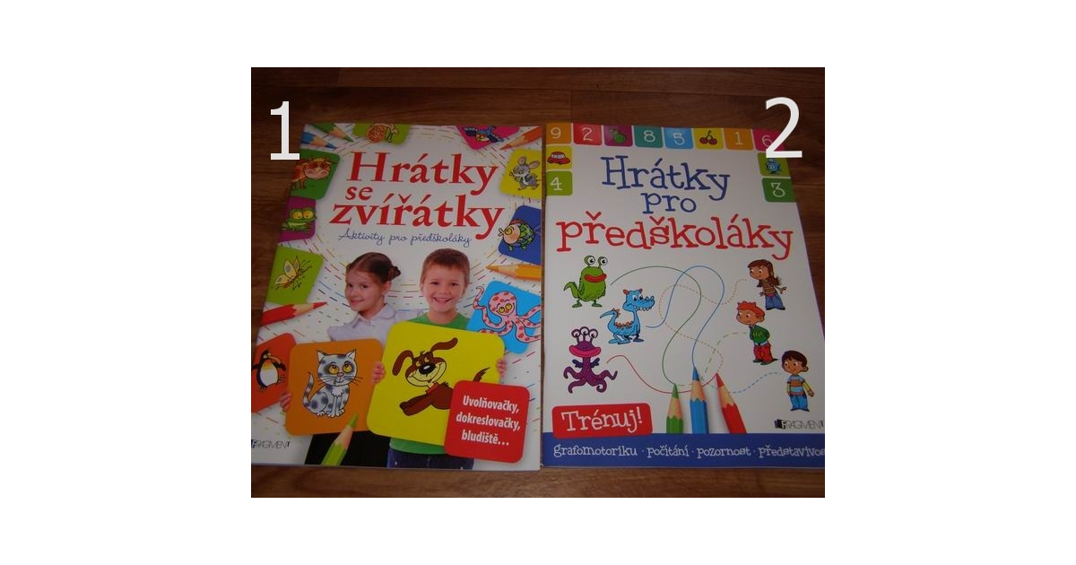 Pracovní sešity pro předškoláky Hrátky se zvířátky