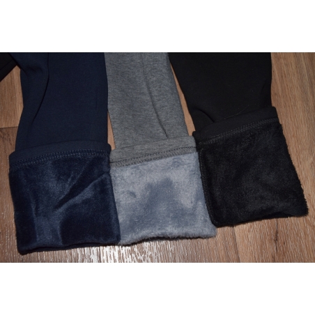 Dívčí zateplené thermo legíny TIK TOK s flitry