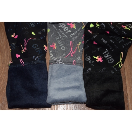 Dívčí zateplené zimní legíny s kožíškem 🐴 | Teplé & stylové