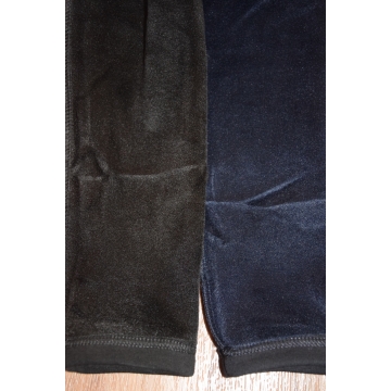 Dívčí zateplené zimní legíny s kožíškem a koníkem