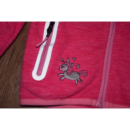 Dívčí fleecová mikina s koníčkem | Hřejivá & bezpečná