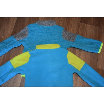 Chlapecká fleecová mikina na zip | Reflexní detaily - bagr