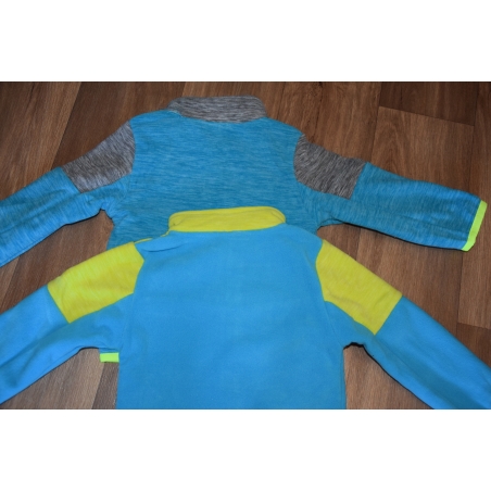 Chlapecká fleecová mikina na zip | Reflexní detaily - bagr