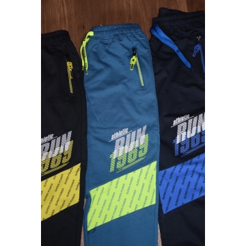 Chlapecké bavlněné tepláky s nápisem | Pohodlí a styl