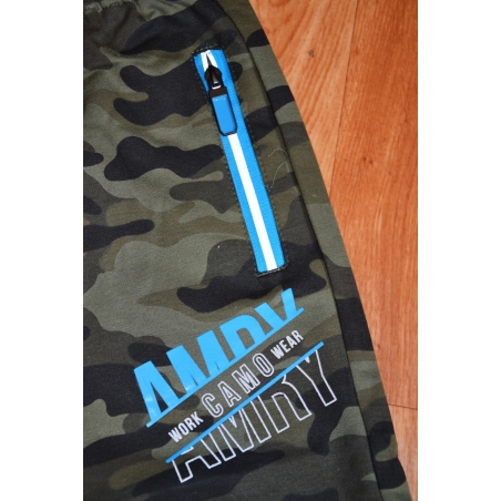 Chlapecké maskáčové kraťasy sportovní s reflexem | ARMY