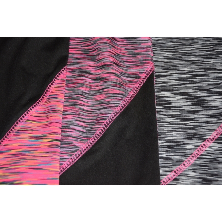 Dívčí sportovní 3/4 legíny melír – rychleschnoucí