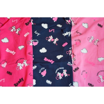 Dívčí 3/4 legíny s myškami | Bavlna | Pohodlný pas