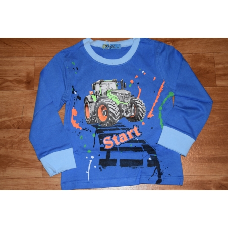 Chlapecké pyžamo s traktorem – svítící potisk | 100% bavlna