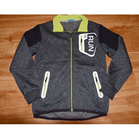 Chlapecká zateplená mikina s reflexními prvky | Fleece