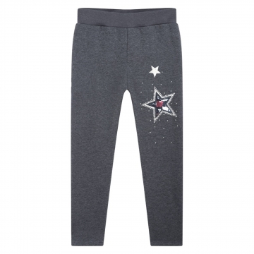 Dívčí zateplené legíny s kožíškem | Teplé a stylové