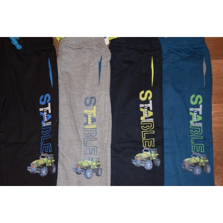 Chlapecké tepláky Auto | 100% bavlna | Pohodlí pro kluky