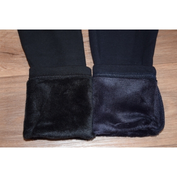 Dívčí zateplené legínky s kožíškem | Teplé a pohodlné