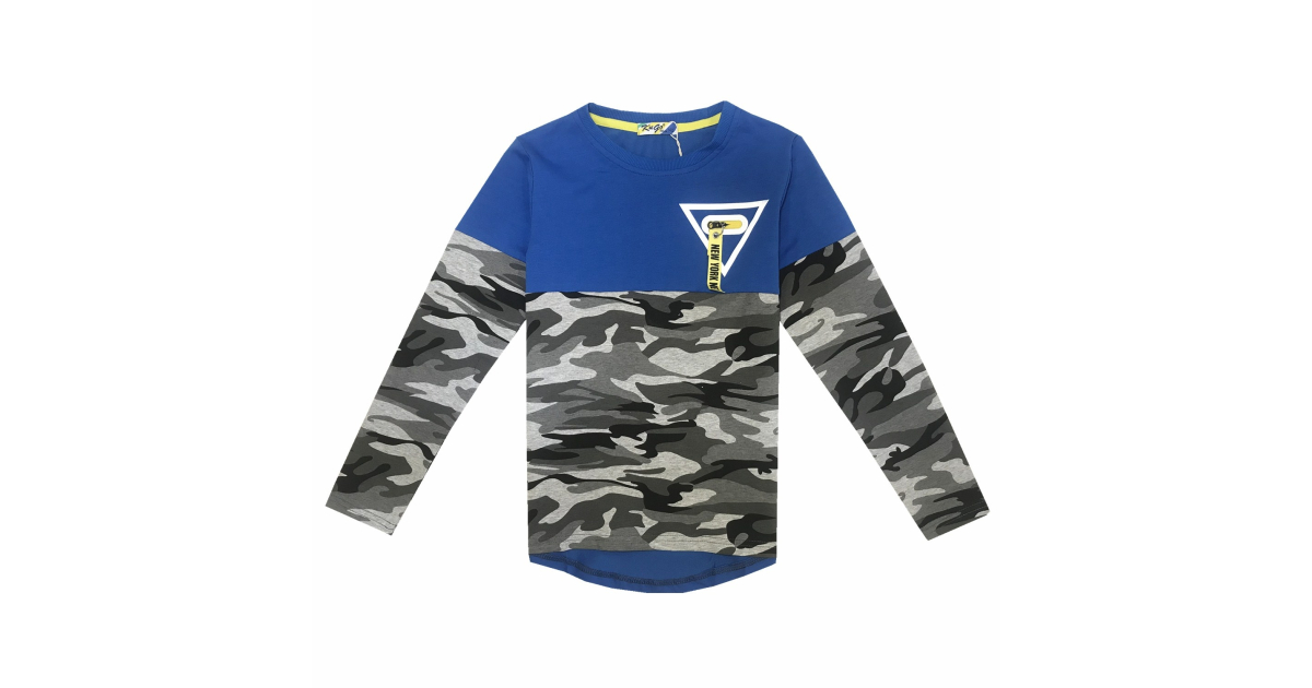 Chlapecké triko maskáč - zip