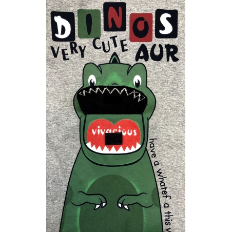Chlapecké triko - dinosaurus 3D efekt