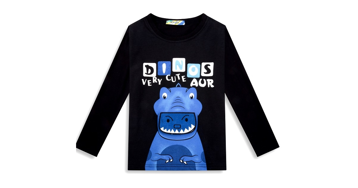 Chlapecké triko - dinosaurus 3D efekt
