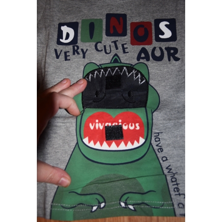 Chlapecké triko - dinosaurus 3D obráek