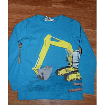 Chlapecké tričko dlouhý rukáv BAGR modrá