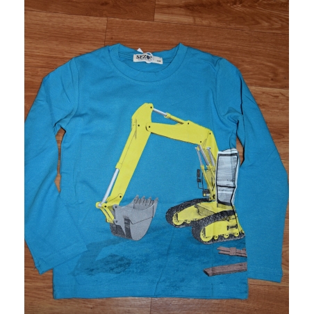 Chlapecké tričko dlouhý rukáv BAGR modrá