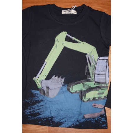 Chlapecké tričko dlouhý rukáv BAGR černá