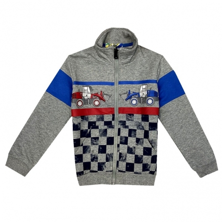 Chlapecká tepláková mikina s bagrem | Bavlna