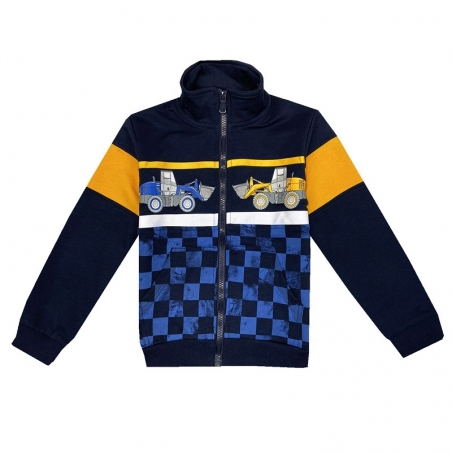 Chlapecká tepláková mikina s bagrem | Bavlna