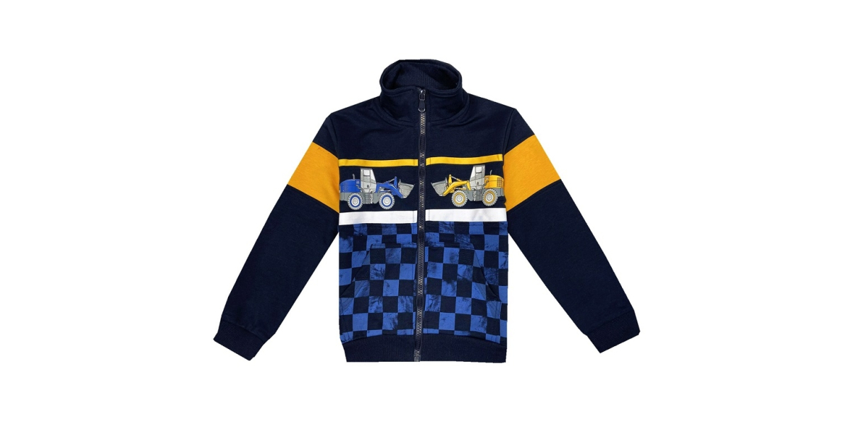 Chlapecká tepláková mikina s bagrem | Bavlna